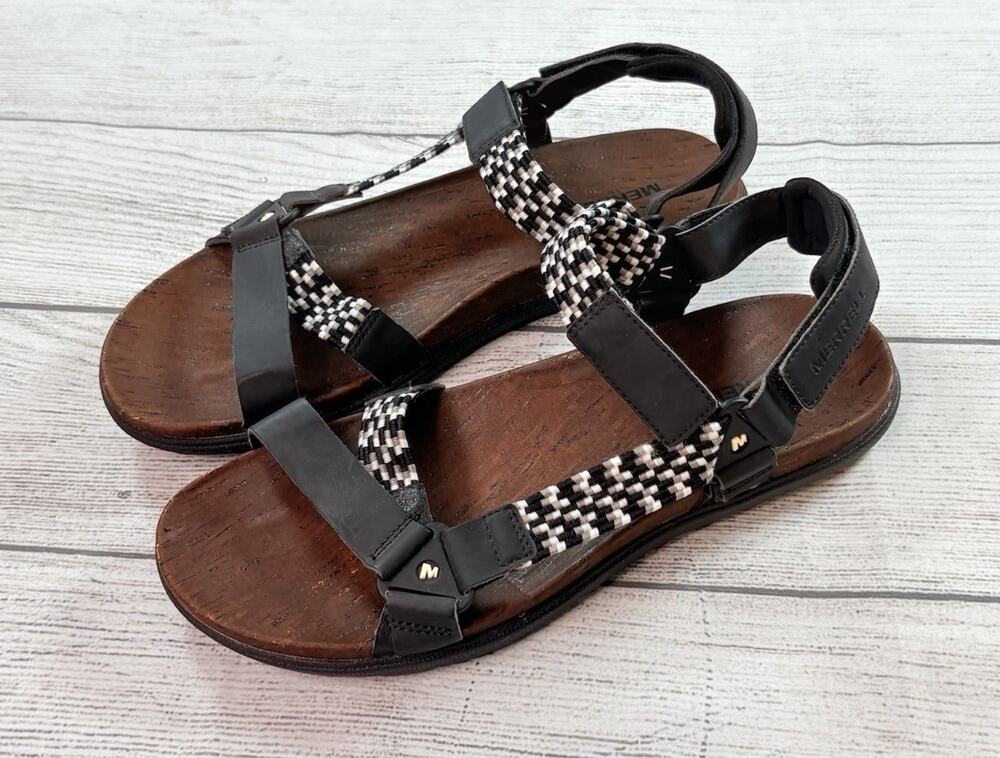 Merrell Womens Around Town Suncue Woven Strappy Sandals Hiking Size 9